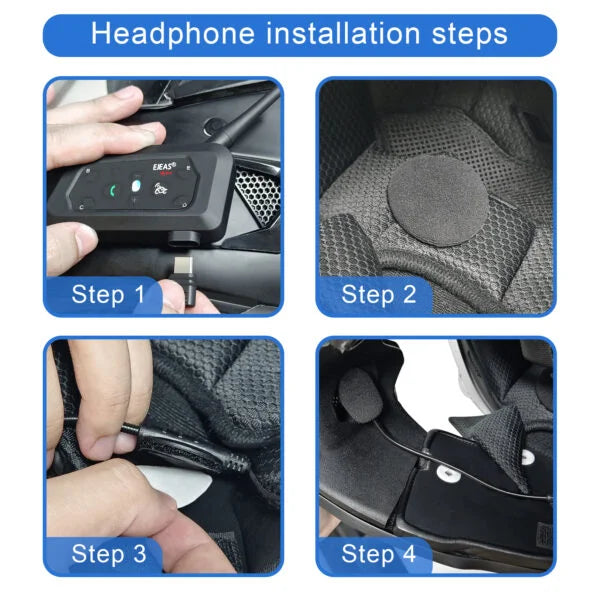 EJEAS V6 Pro Plus Helmet Intercom Communication System - View 20