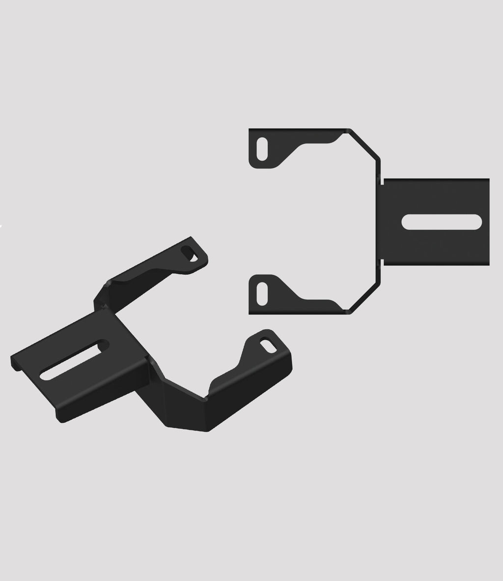 Mototorque Fog Light Mount for Royal Enfield Himalayan BS6 | 3mm Mild Steel Auxiliary Light Bracket | Black