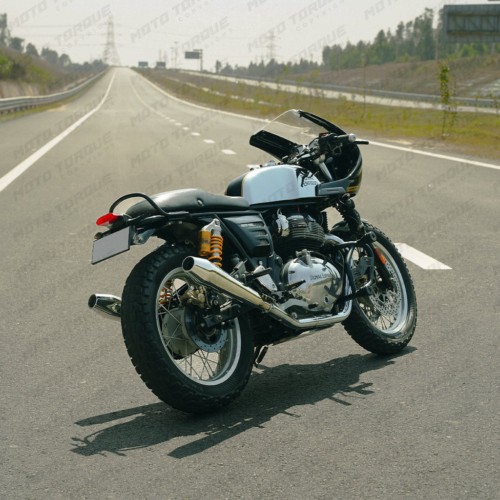 Moto Torque BOLT PRO Polish Performance Exhaust for Royal Enfield Interceptor 650 / Continental GT 650 | Stainless Steel