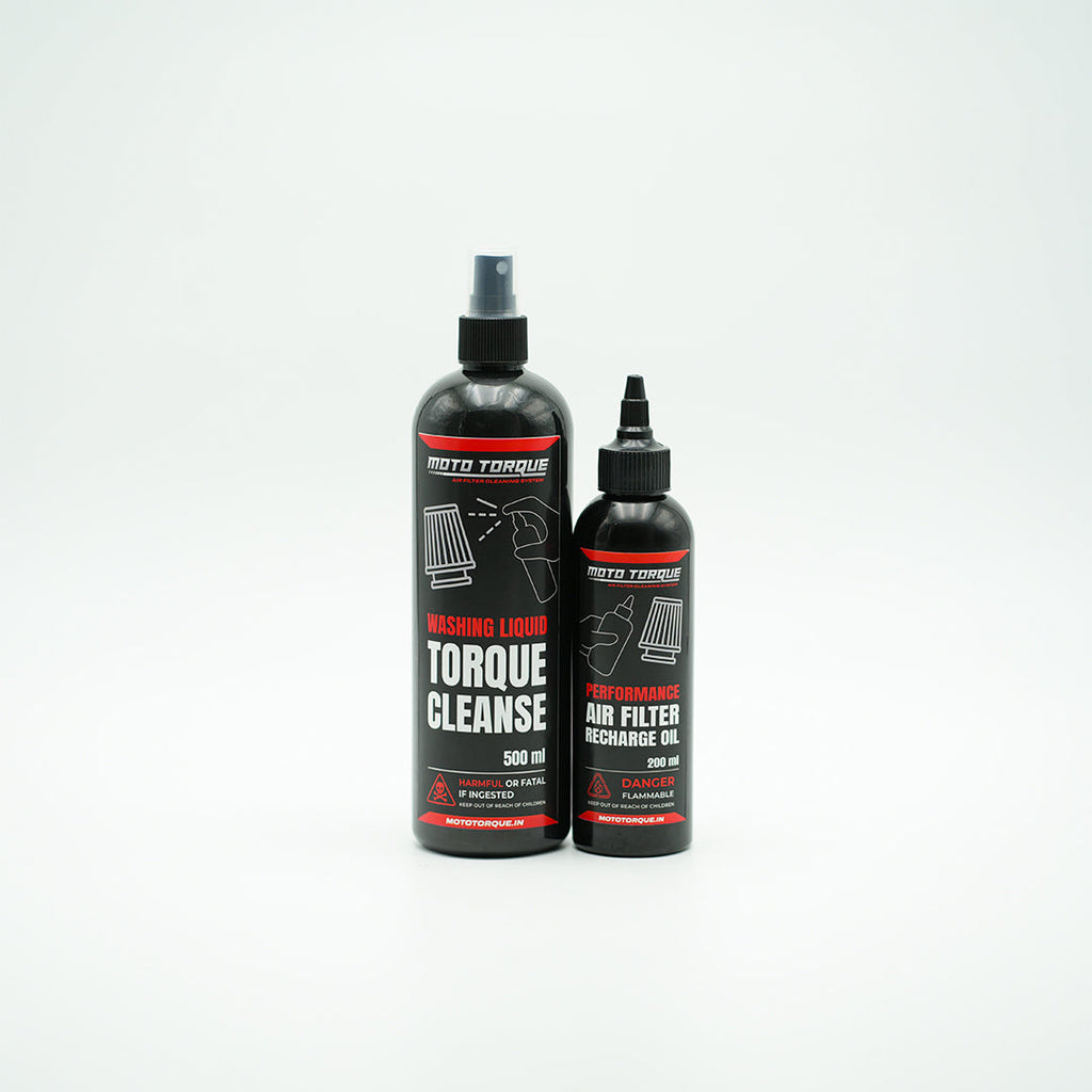 Moto Torque Air Filter Cleaning Kit – Complete Cleaner & Oil Maintenance Kit for Reusable Motorcycle Air Filters - View 2