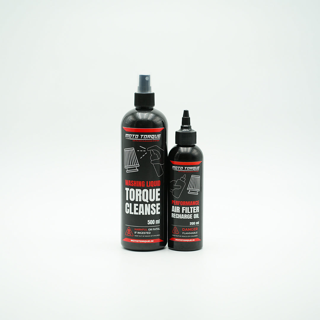 Moto Torque Air Filter Cleaning Kit – Complete Cleaner & Oil Maintenance Kit for Reusable Motorcycle Air Filters - View 2