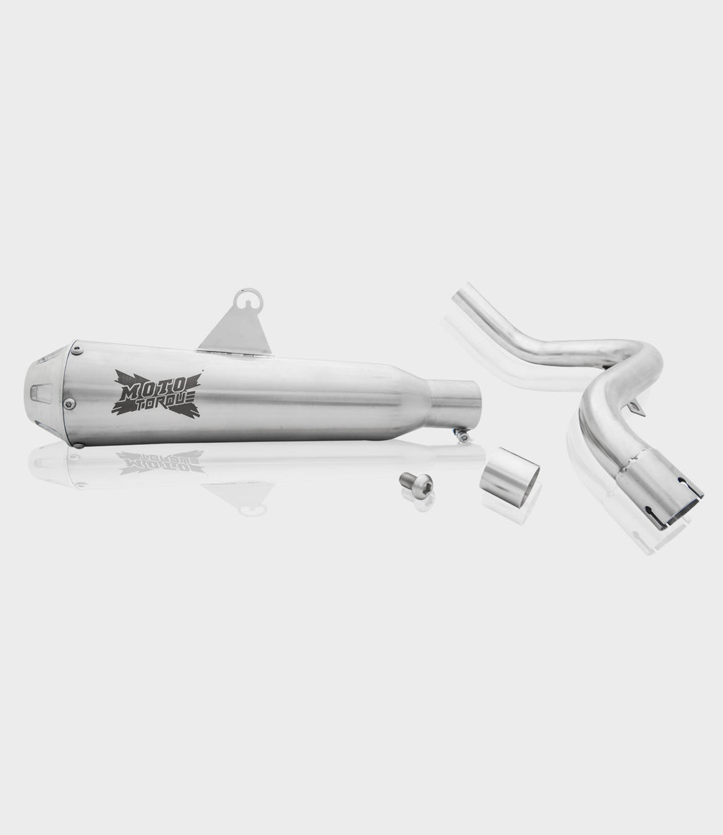 Mototorque Performance Exhaust System for KTM | Stainless Steel Slip-On Semi Full Exhaust with DB Killer | Lightweight Racing