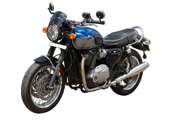 Triumph Bonneville T120 1200 Slip-On Performance Exhaust | Silver Stallion | +2.5 BHP Boost | Silver / Black Matte / Brushed