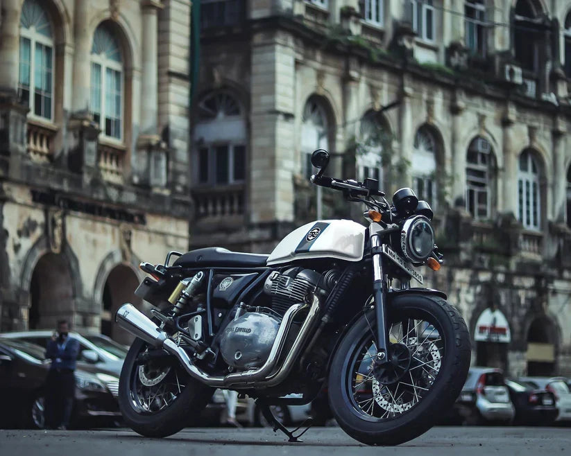 SS Motocorp 2x1 Full System Exhaust with Fat Can for Royal Enfield Interceptor 650 / Continental GT 650 | Performance Exhaust
