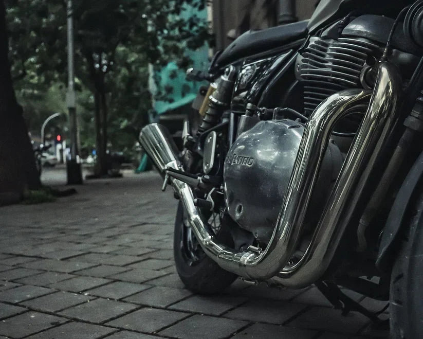 SS Motocorp 2x1 Full System Exhaust with Fat Can for Royal Enfield Interceptor 650 / Continental GT 650 | Performance Exhaust