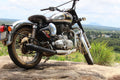 Moto Torque Launcher Pro Black Performance Exhaust for Royal Enfield – Stainless Steel Slip-On Exhaust