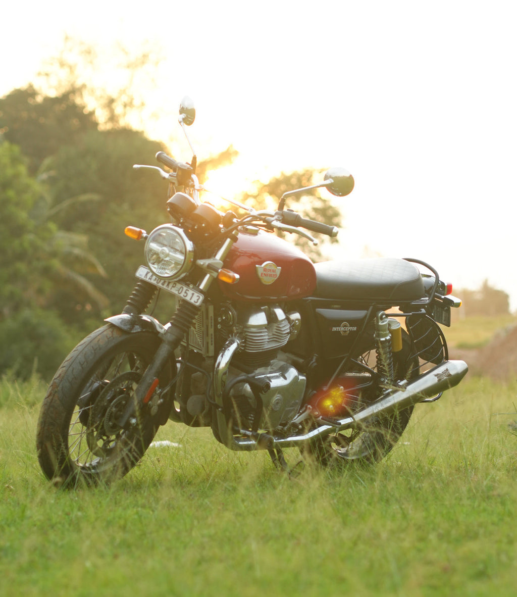 Moto Torque Drag Performance Exhaust for Royal Enfield Interceptor 650 / Continental GT 650 | Stainless Steel Slip-On Exhaust