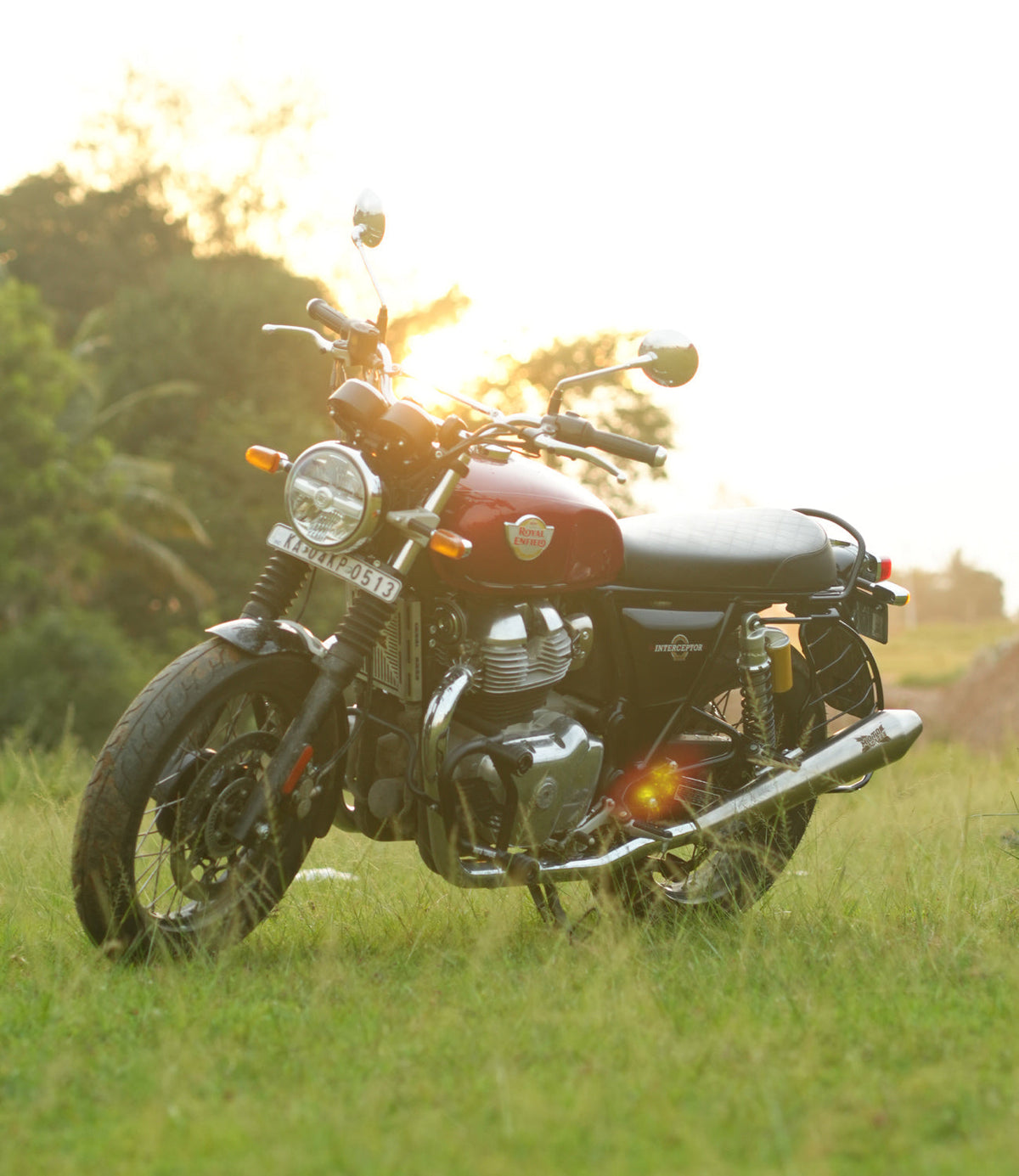 Moto Torque Drag Performance Exhaust for Royal Enfield Interceptor 650 / Continental GT 650 | Stainless Steel Slip-On Exhaust