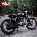 Moto Torque Shark Black Exhaust for Royal Enfield UCE Models – Performance Bass Silencer