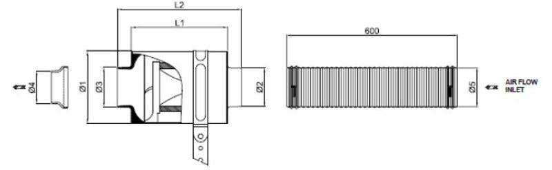 BMC Universal Carbon Dynamic Airbox CDA ACCDA100-220-01 Performance Intake System - View 2