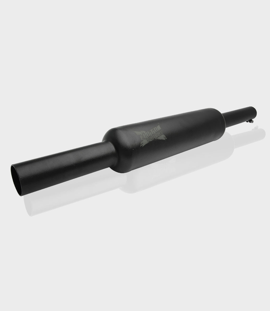 Moto Torque Moto Bottle Black Performance Exhaust for Royal Enfield – Universal UCE Slip-On Exhaust - View 2