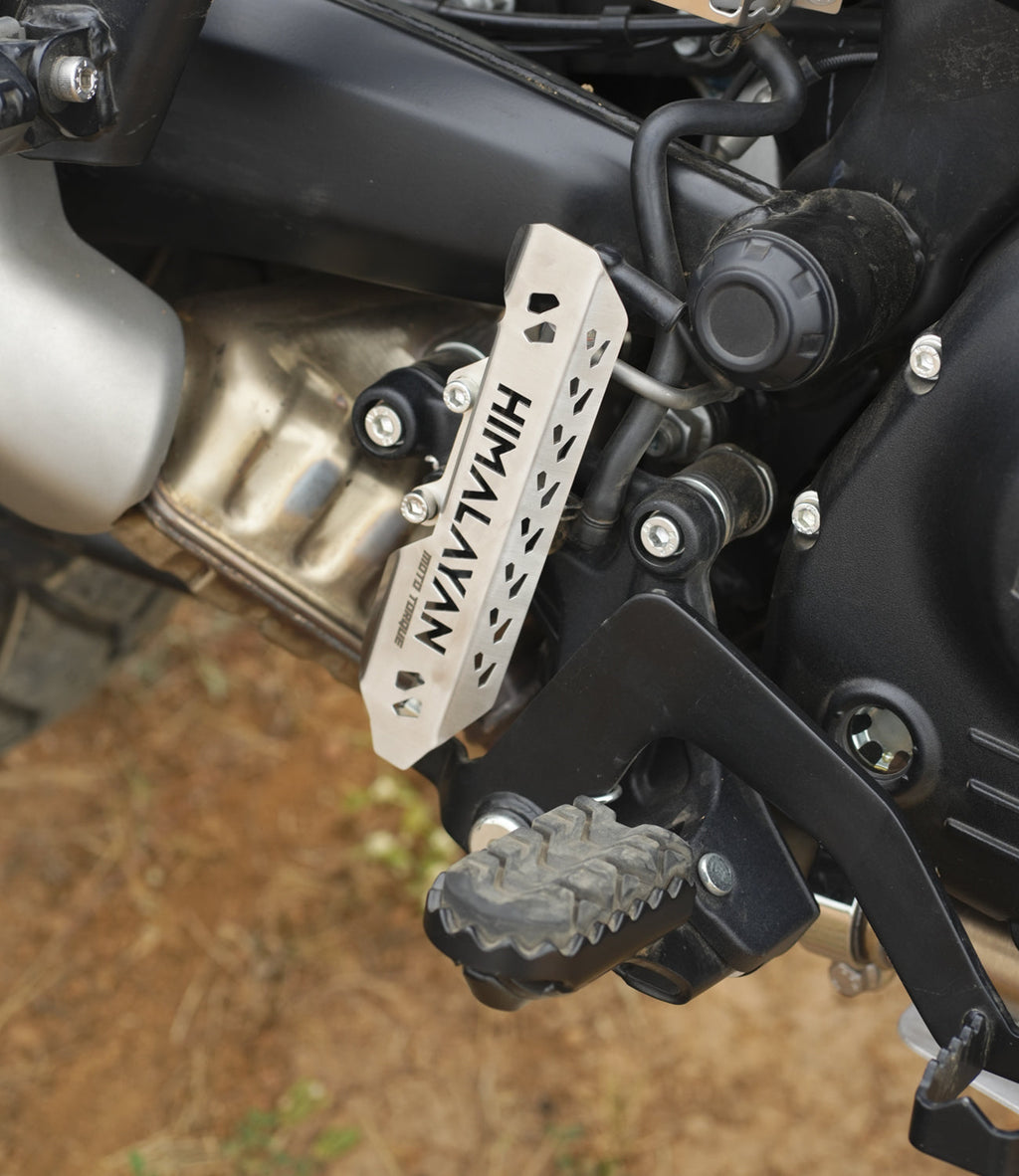 Moto Torque Rear Master Cylinder Guard (SS) for Royal Enfield Himalayan 450 – Stainless Steel Rear Brake Protector
