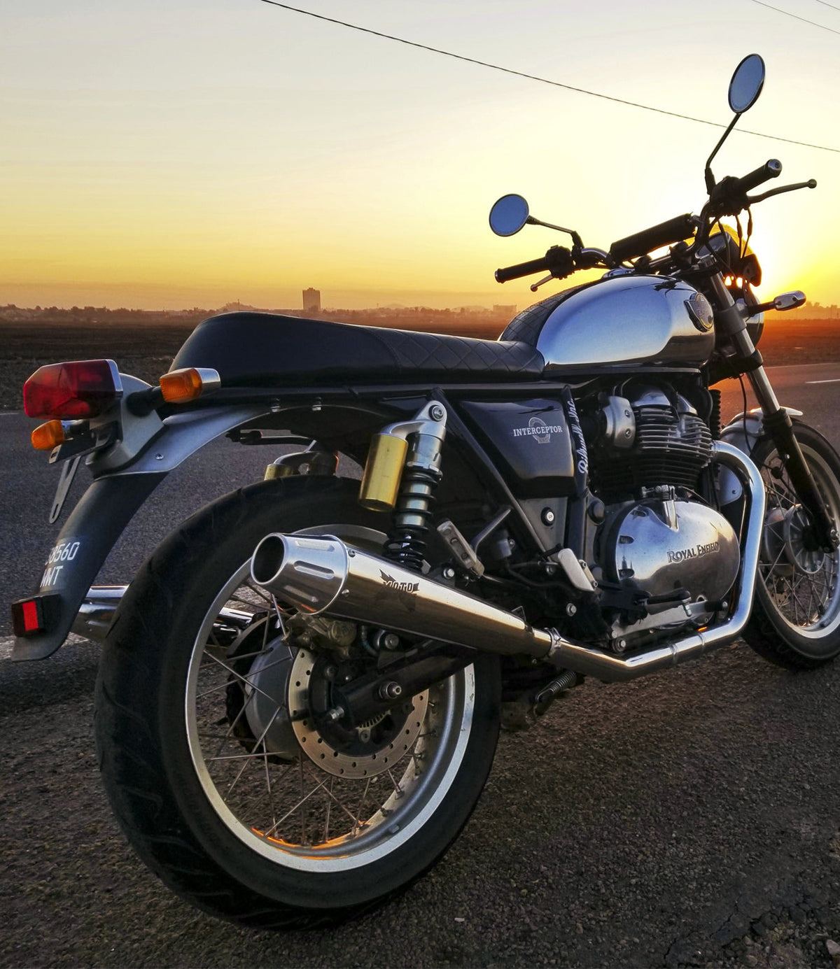 Moto Torque BOLT Performance Exhaust for Royal Enfield Interceptor 650 / Continental GT 650 | Stainless Steel Slip-On Exhaust