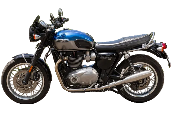 Triumph Bonneville T120 1200 Slip-On Performance Exhaust | Silver Stallion | +2.5 BHP Boost | Silver / Black Matte / Brushed