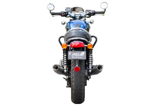 Triumph Bonneville T120 1200 Slip-On Performance Exhaust | Silver Stallion | +2.5 BHP Boost | Silver / Black Matte / Brushed