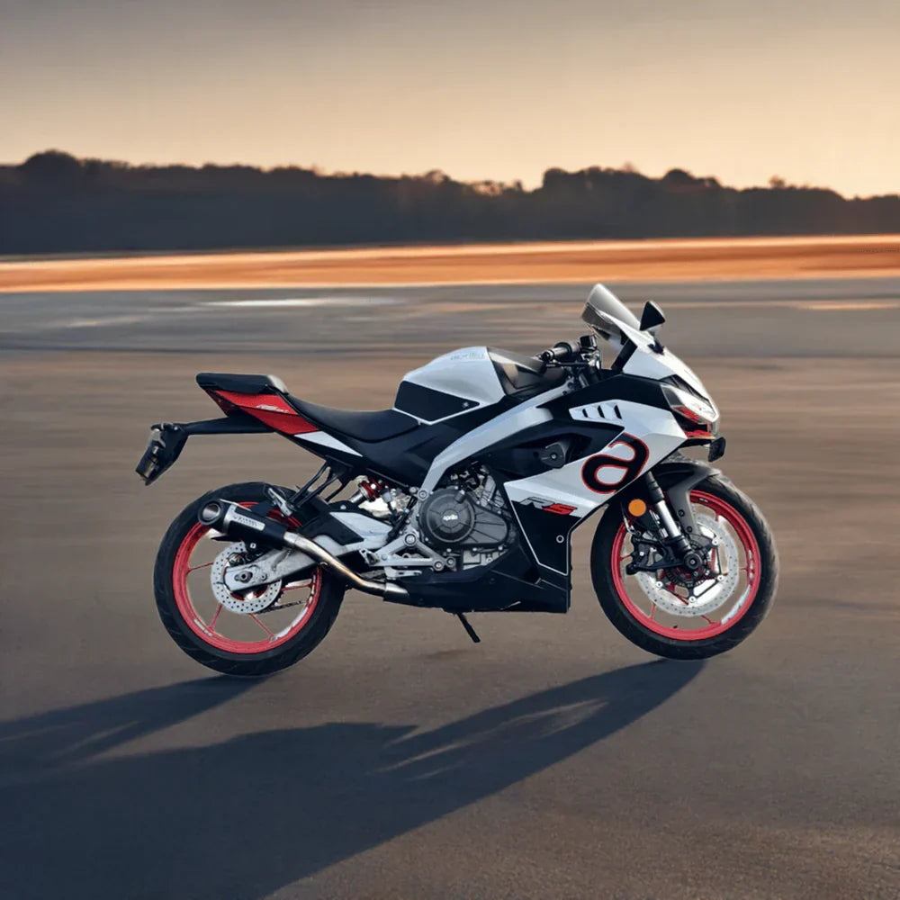 Barrel Outlaw 2.0 Full System Exhaust for Aprilia RS457 with Header Pipe | 304 Stainless Steel Performance Exhaust (Side Exit