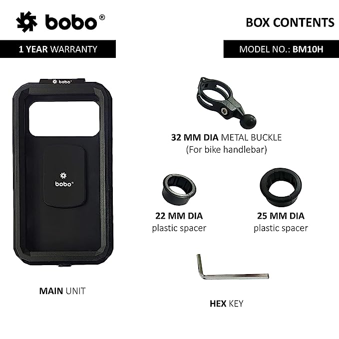 BOBO BM10H/M Fully Waterproof Bike Phone Holder - View 5