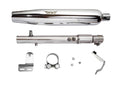 Motowings Performance Magnetor Exhaust (Steel Polish) for Royal Enfield Meteor 350 / Classic 350 Reborn / Standard 350