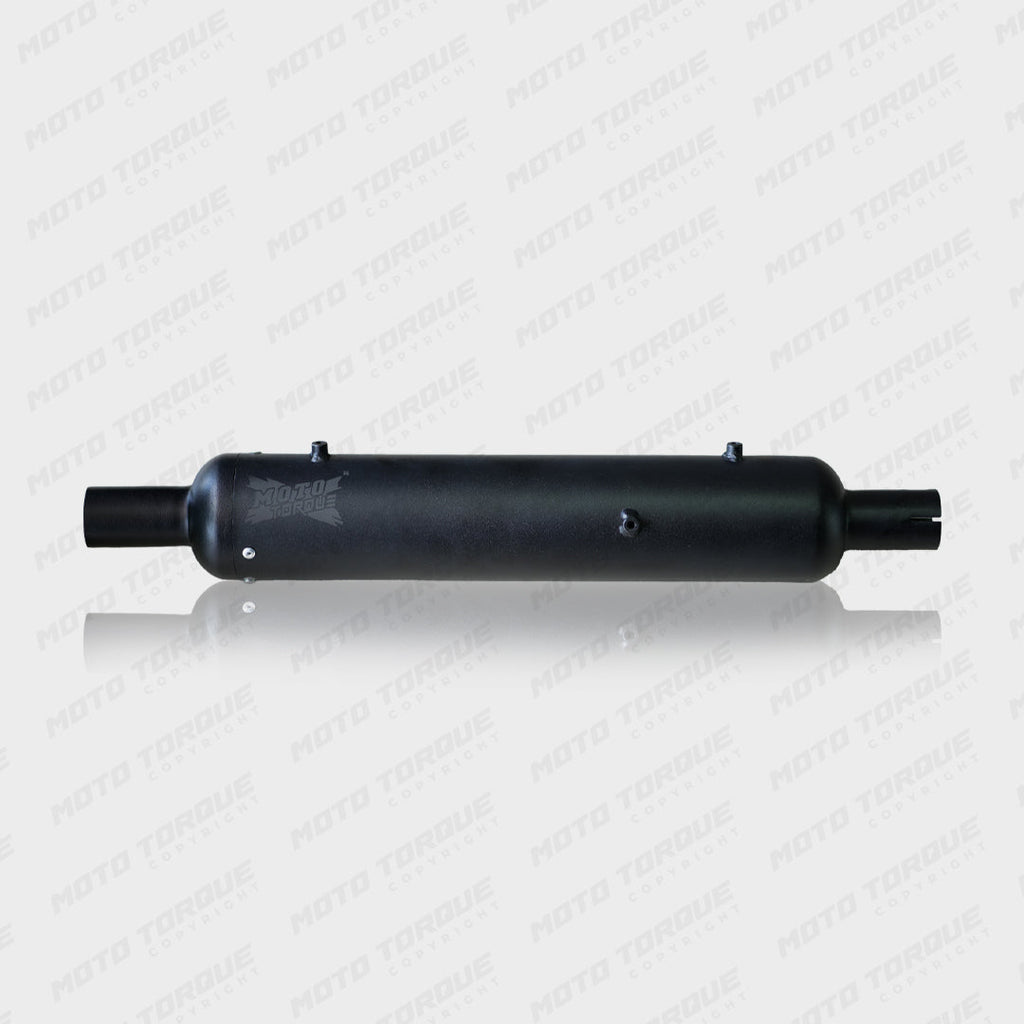 Moto Torque Replica Exhaust Black for Royal Enfield Classic 350 Reborn | Premium Black Performance Exhaust