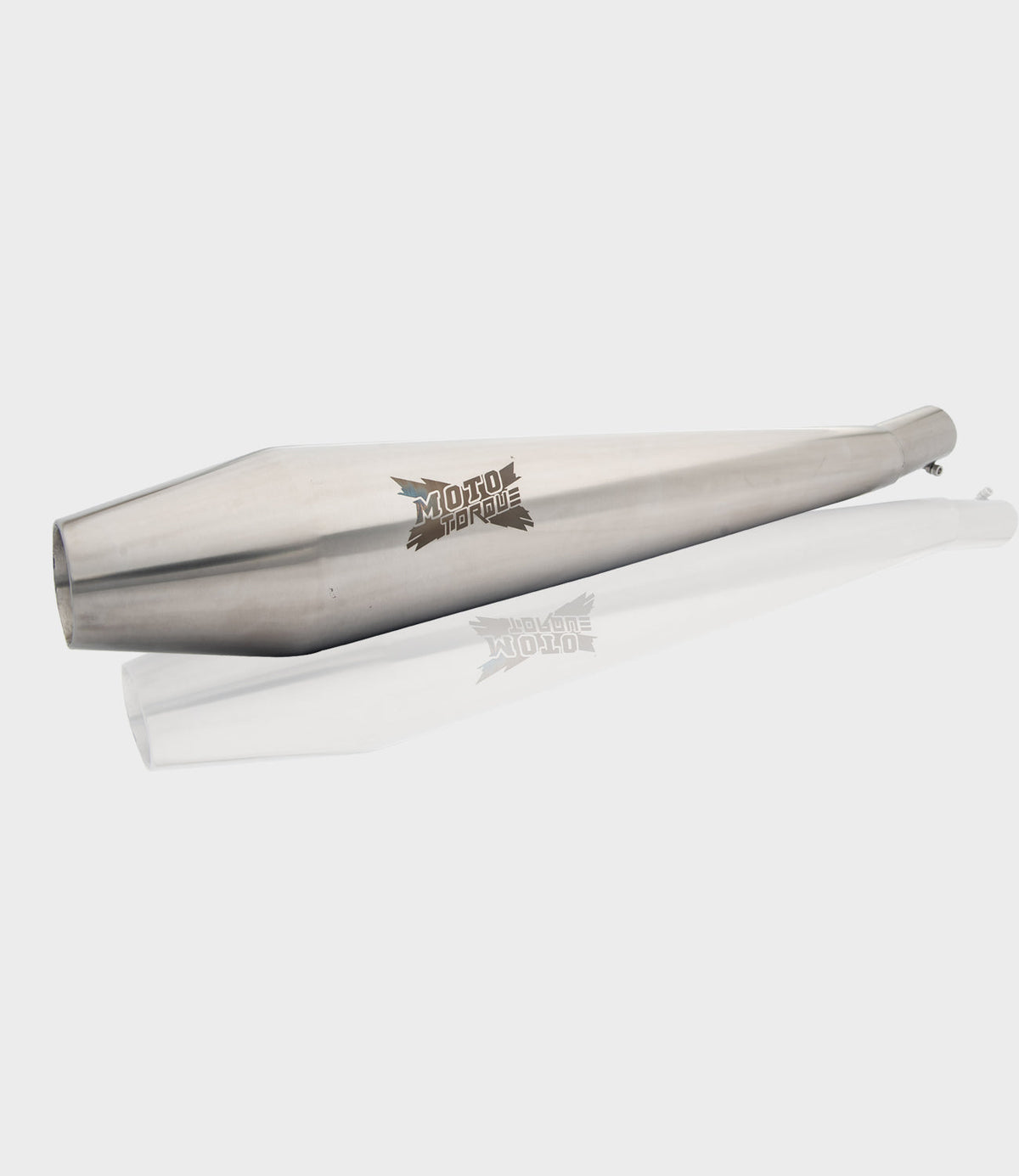 Moto Torque Launcher Pro Exhaust for Royal Enfield – Stainless Steel Performance Silencer - View 2