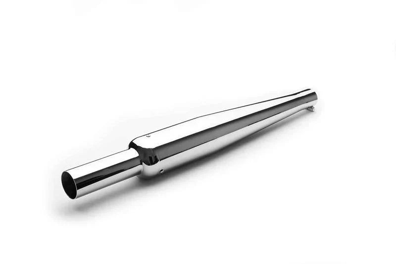 AEW Goldstar Wild Boar Exhaust Silencer for Royal Enfield | Mild Steel Chrome, Heat Resistant Full Black & Stainless Steel