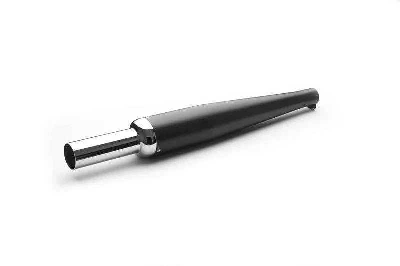 AEW Goldstar Wild Boar Exhaust Silencer for Royal Enfield | Mild Steel Chrome, Heat Resistant Full Black & Stainless Steel