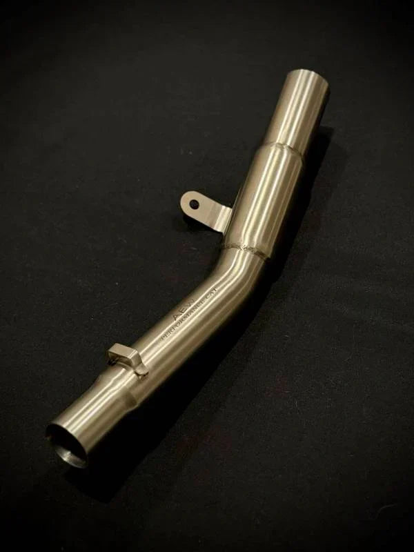 AEW Mid Pipe with Performance Catalytic Converter for Royal Enfield Bear 650 | High Performance Exhaust Mid Pipe