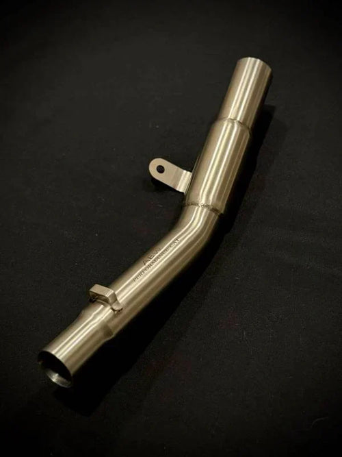 AEW Mid Pipe with Performance Catalytic Converter for Royal Enfield Bear 650 | High Performance Exhaust Mid Pipe