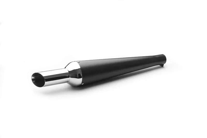 AEW New Monster Performance Exhaust Silencer for Royal Enfield Motorcycles | Chrome, Black Chrome, Full Black & Stainless