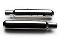 AEW TE 202 Performance Exhaust for Royal Enfield Super Meteor 650 | Stainless Steel & Chrome Exhaust Silencer
