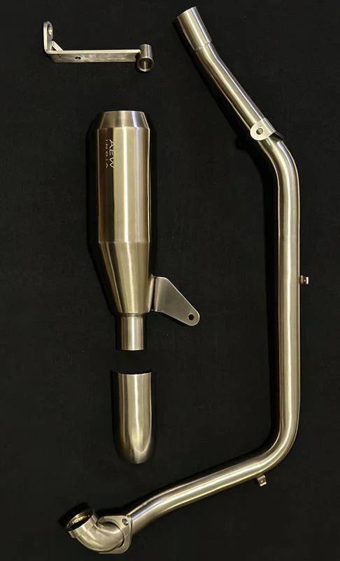 AEW Performance Full System Exhaust for Royal Enfield Guerrilla 450 | Free Flow Performance Exhaust | AEW