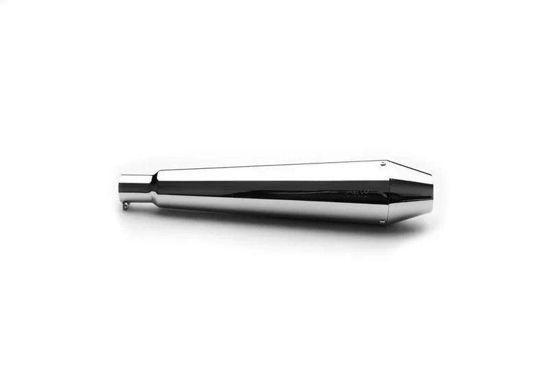 AEW TE 101 Megaphone Exhaust for Interceptor 650 / Continental GT 650 | Stainless Steel / Black / Chrome | AEW Silencer