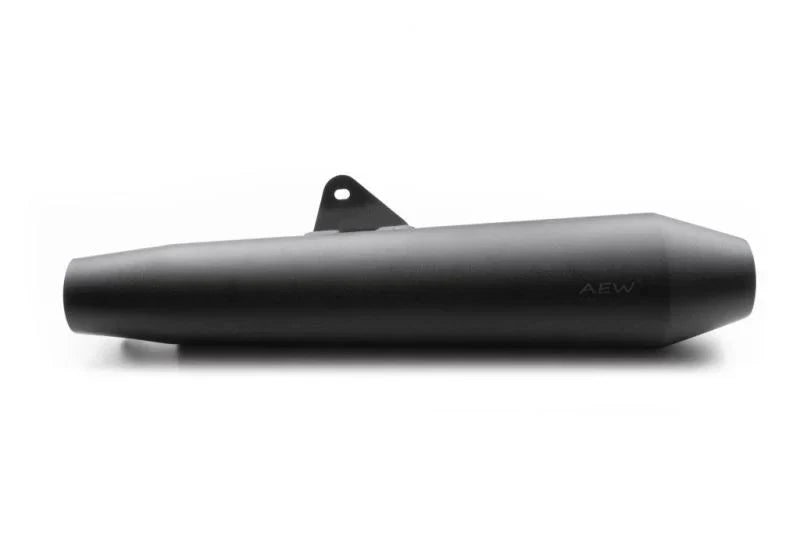 AEW TE 102 Megaphone Performance Exhaust for Interceptor 650 / Continental GT 650 | Black, Stainless Steel & Mirror Polish