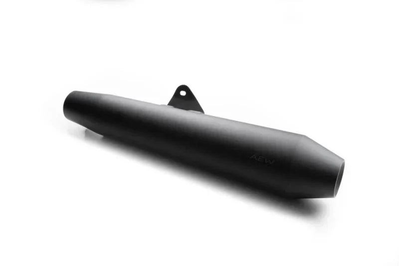 AEW TE 102 Megaphone Performance Exhaust for Interceptor 650 / Continental GT 650 | Black, Stainless Steel & Mirror Polish