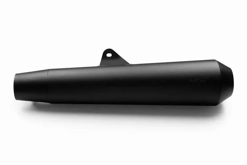 AEW TE 103 Megaphone Performance Exhaust for Interceptor 650 / Continental GT 650 | Black & Stainless Steel Variants - View 5