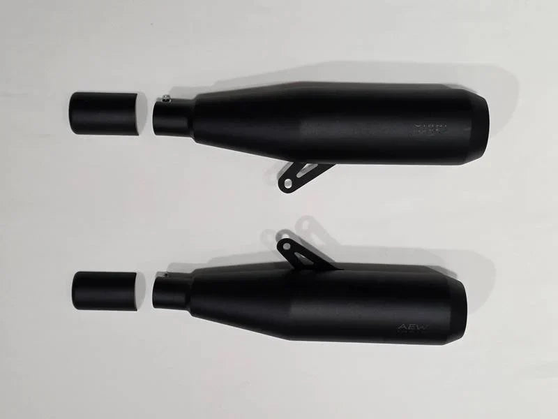 AEW TE104 Edge Performance Exhaust for Royal Enfield Interceptor 650 / Continental GT 650 | Stainless Steel Variants