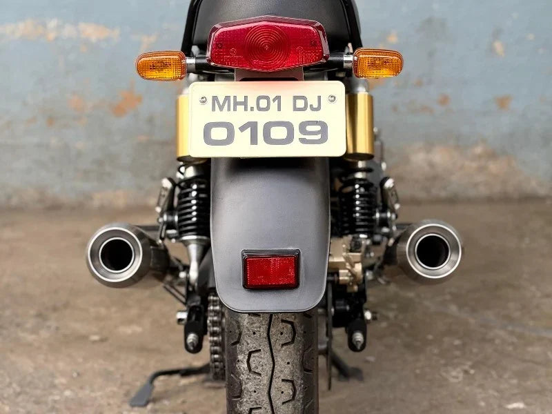 AEW TE104 Edge Performance Exhaust for Royal Enfield Interceptor 650 / Continental GT 650 | Stainless Steel Variants - View 5