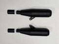 AEW TE 104 EDGE Slip-On Exhaust Interceptor 650 / GT 650 Heat Resistant Black | 304 Stainless Steel Performance Megaphone