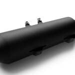 AEW Hunter 350 Short Megaphone Free Flow Exhaust Mild Steel Black (89200) | Royal Enfield Performance Silencer - View 3