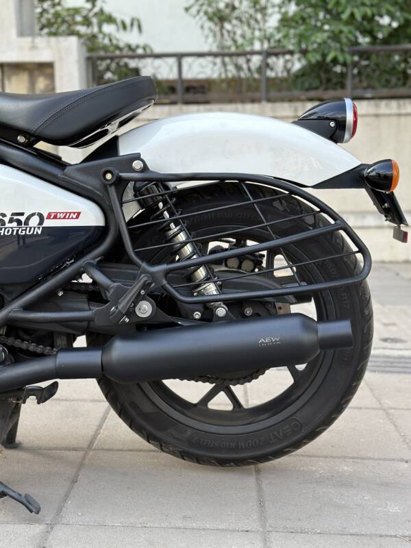 AEW TE203 Performance Exhaust for Royal Enfield Shotgun 650 Heat Resistant Black (88122E) | Stainless Steel Slip-On Silencer