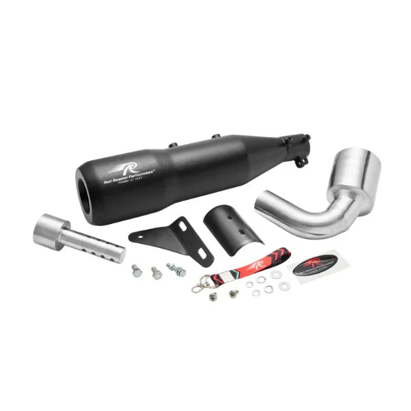 Red Rooster Altair Exhaust for Bajaj Dominar 400 / Bajaj Dominar 250 | Performance SS304 Exhaust (Black) - View 2