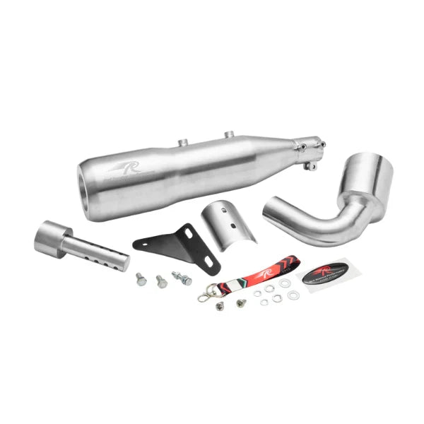 Red Rooster Altair Exhaust Matte for Bajaj Dominar 400 / Bajaj Dominar 250 | SS304 Performance Exhaust - View 2