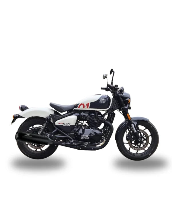 Red Rooster Astral Exhaust for Royal Enfield Shotgun 650 – Black Performance Exhaust - View 3