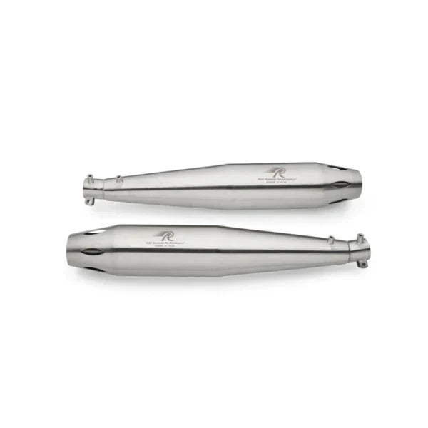 Red Rooster Atlas Pro Exhaust for Royal Enfield Classic 650 – Performance Slip-On (Polish / Matte / Black) - View 2