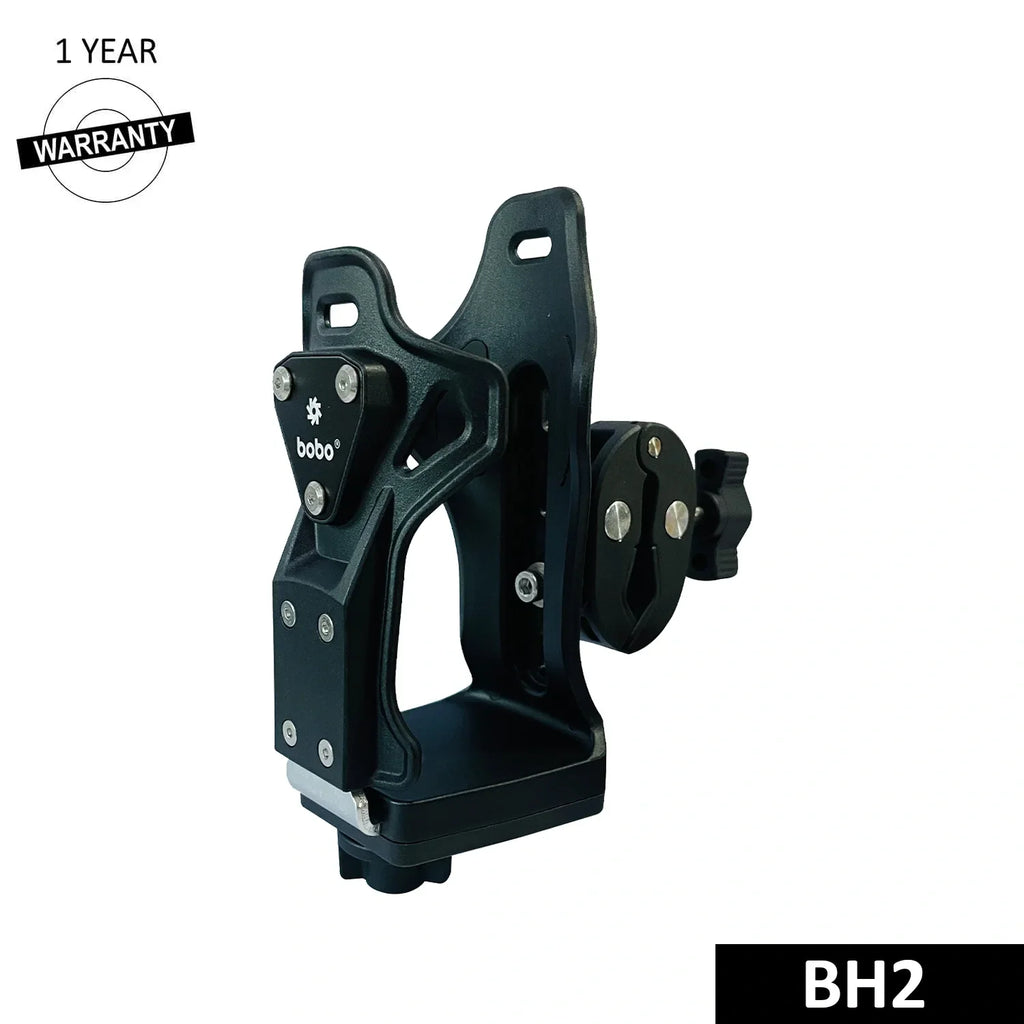 BOBO BH2 Universal Motorcycle Bottle Holder, Black