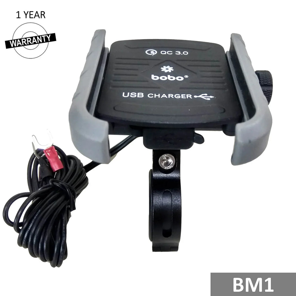 BOBO BM1 Bike Phone Mount with USB 3.0 Fast charger - View 4