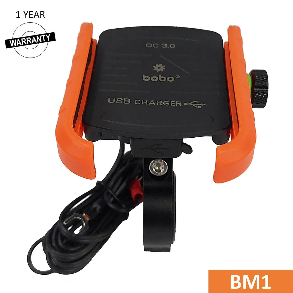 BOBO BM1 Bike Phone Mount with USB 3.0 Fast charger - View 5
