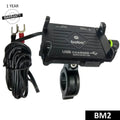 BOBO BM2 Aluminium Bike Phone Holder with 2.5A USB charger