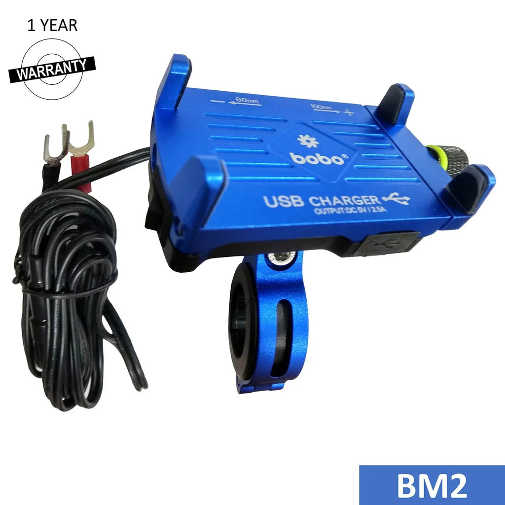 BOBO BM2 Aluminium Bike Phone Holder with 2.5A USB charger - View 3