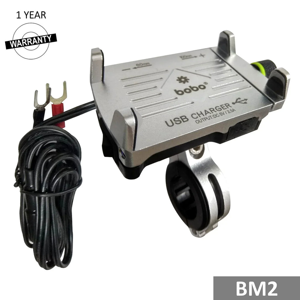 BOBO BM2 Aluminium Bike Phone Holder with 2.5A USB charger - View 4